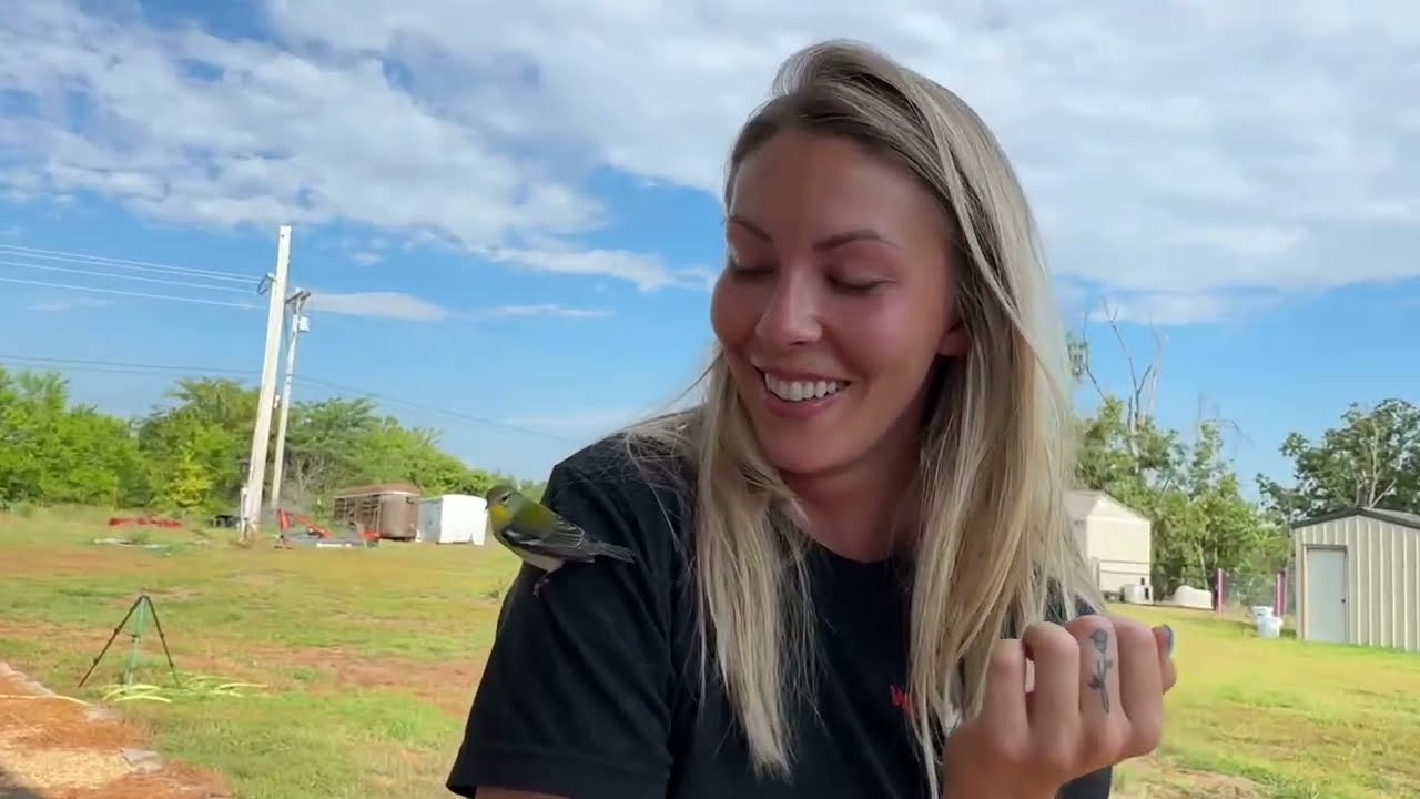 Rae Rescued A Bird!