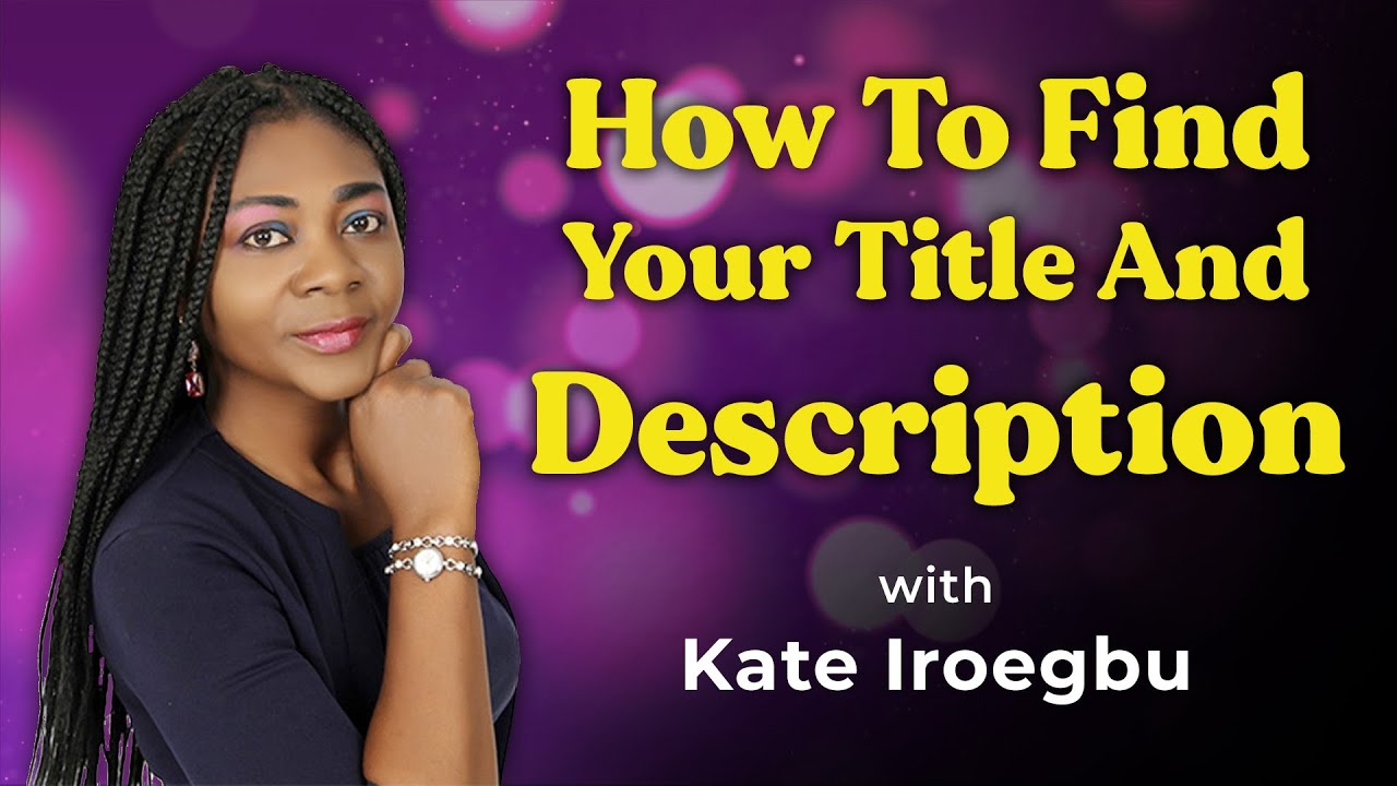 How To Find Your Title and Description With Harry and Bruno