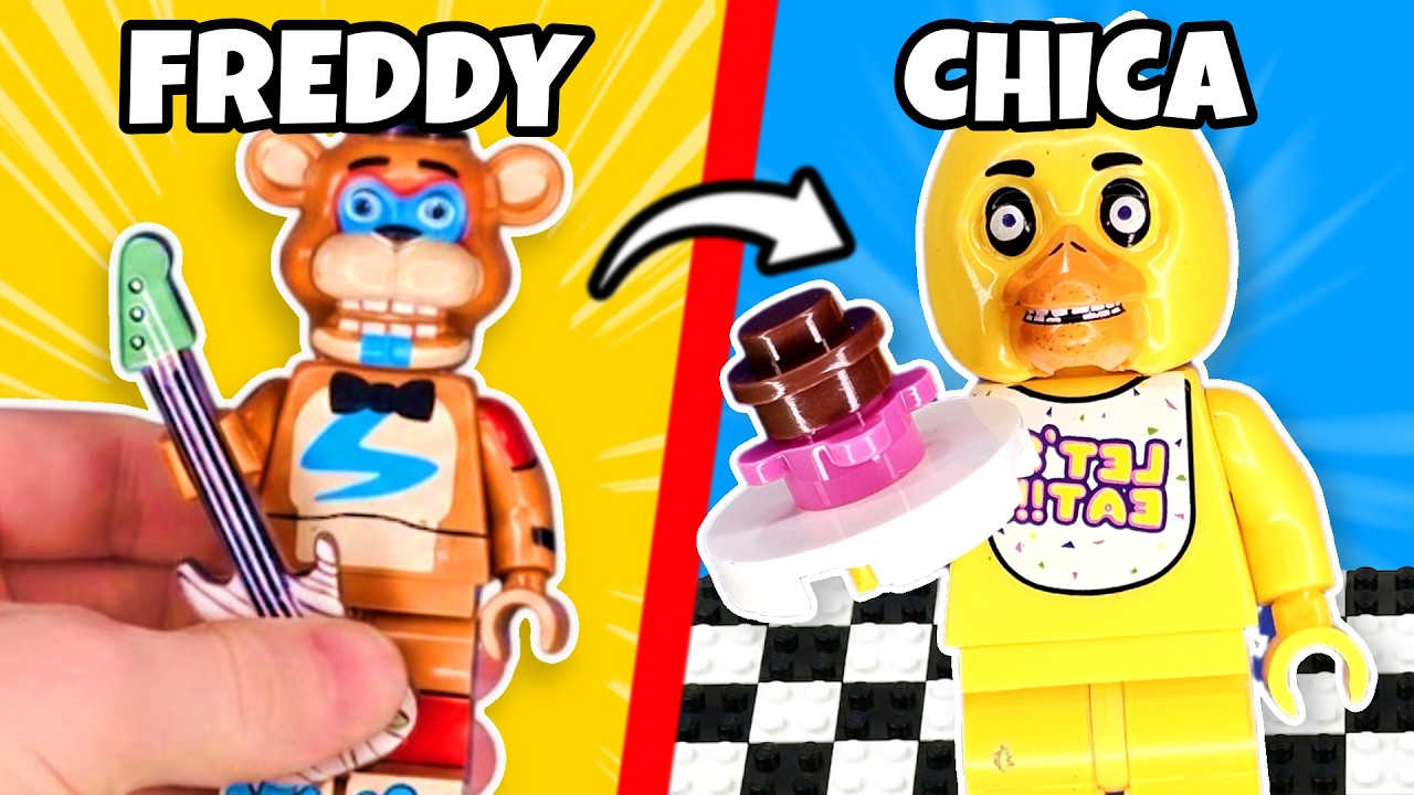 Собираем монстров из Five Nights at Freddy's из LEGO…