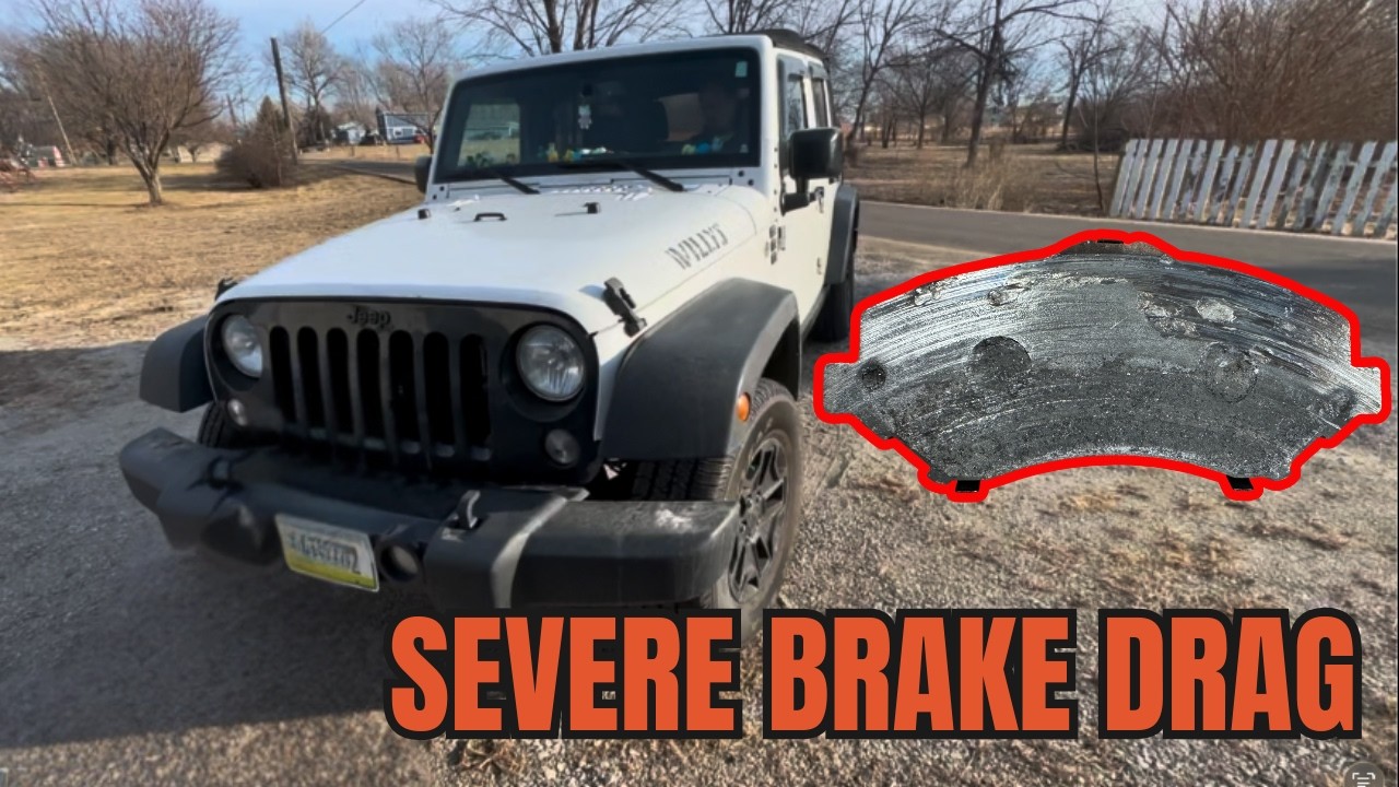 Fixing Severe Brake Drag on a 2017 Wrangler (Brake Hose Failure)