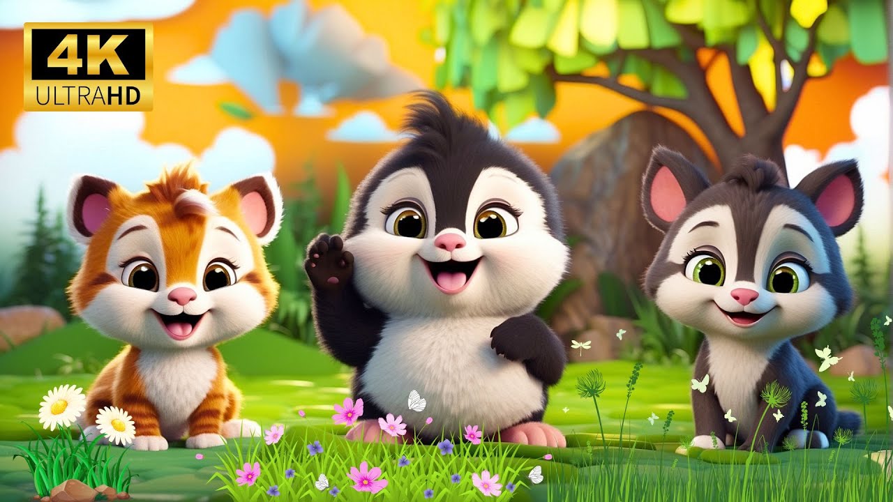 Cute Little Farm Animal Sounds: Donkey, Elephant, Cow, Sheep, Rabbit- Planet Zoo