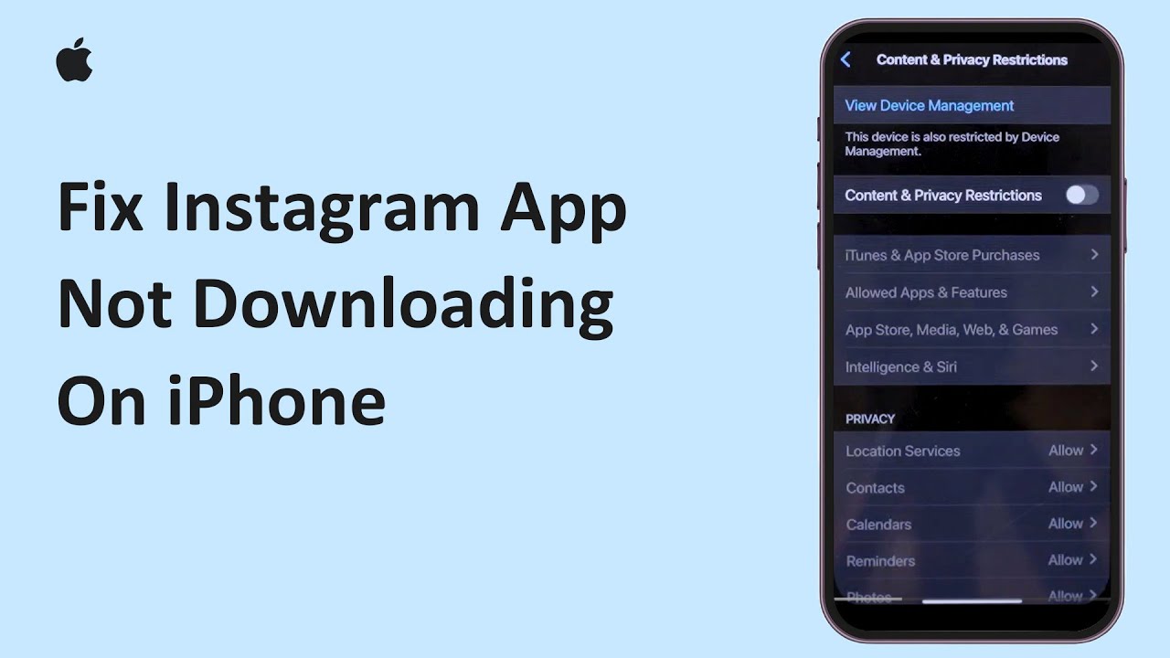 How To Fix Instagram App Not Downloading On iPhone | Troubleshoot Instagram Installation Issues 2026
