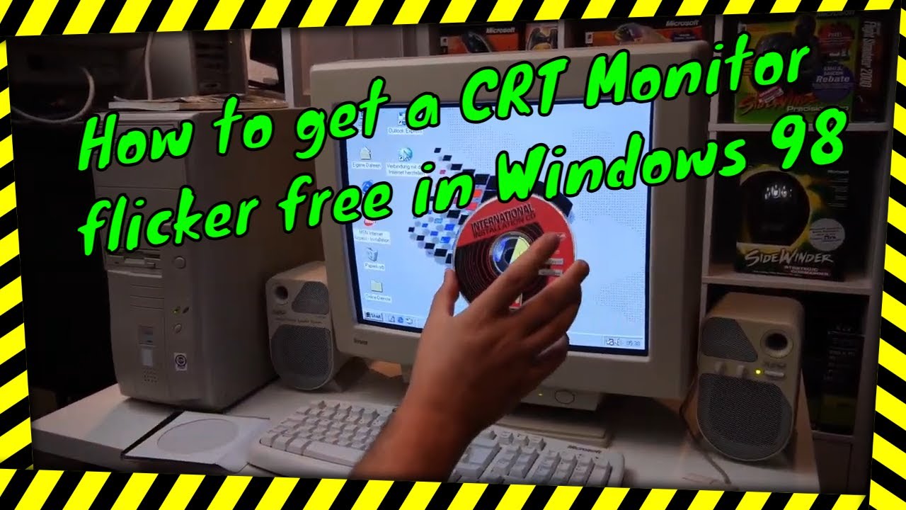 Using Windows 98 on a CRT Monitor hurts your eyes? Watch this Tutorial!