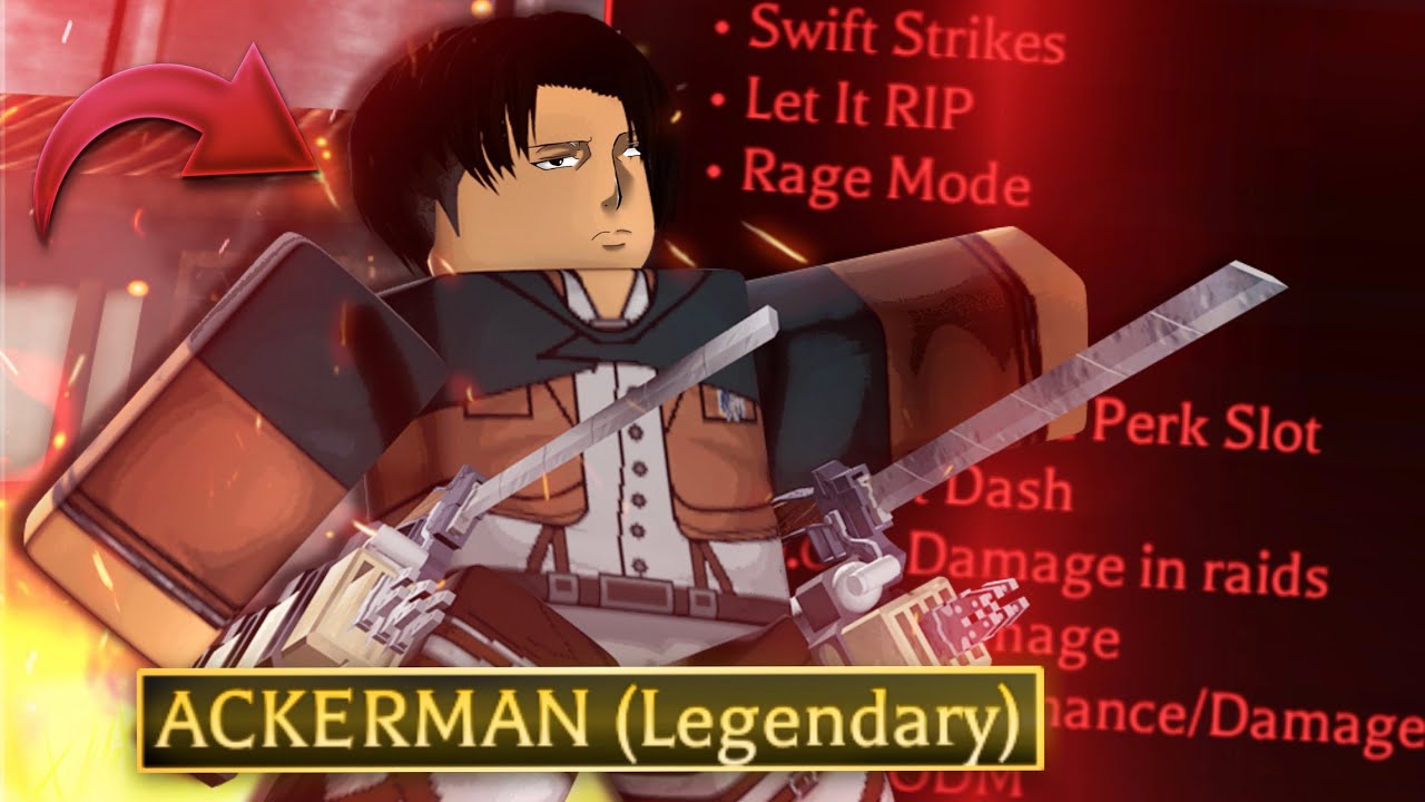 Я стал ЛЕВИ АКЕРМАНОМ, открыв клан 0,05% в Roblox Attack On Titan Revolution!