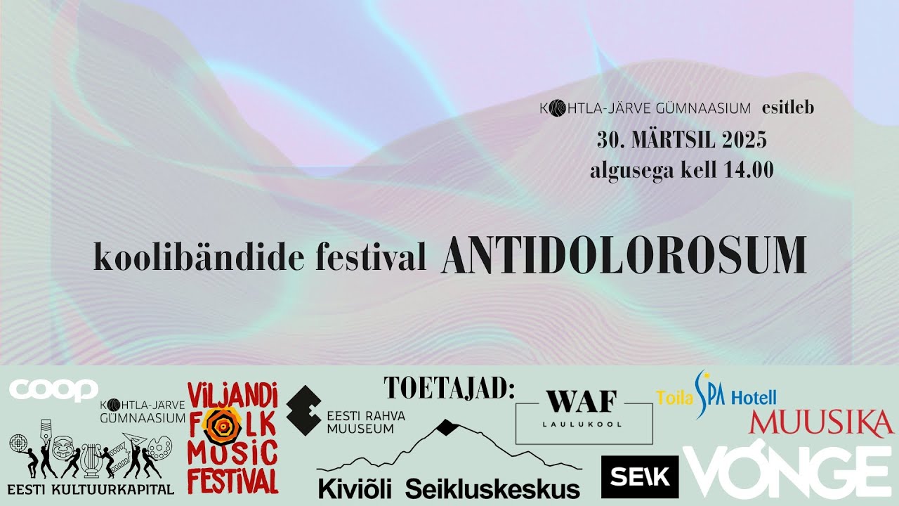 Koolibändide festival Antidolorosum 2025 - OTSEÜLEKANNE
