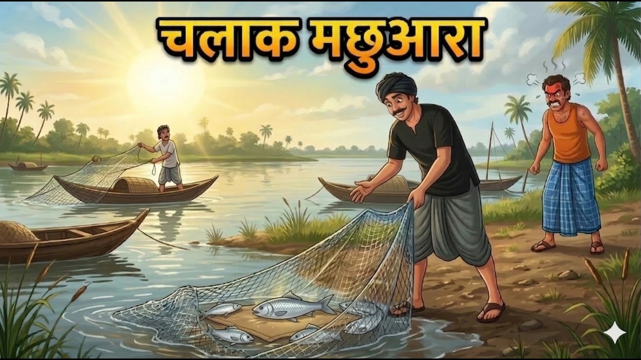 चालाक मछुवारा | Moral story | Hindi story | Hindi kahaniya | Stories
