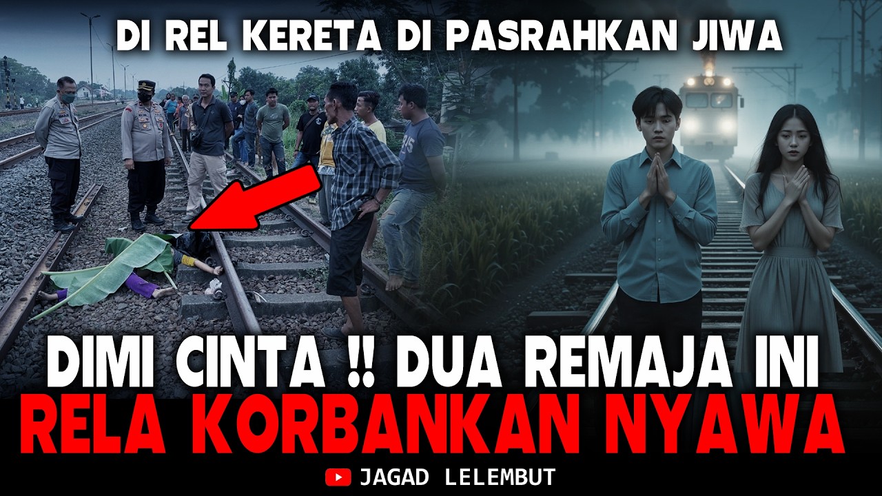Sedih Sih !!! Cinta Tak Di Restui || Dua Remaja Ini Ahiri Hidur Di Rel Kereta - Serita Sedih