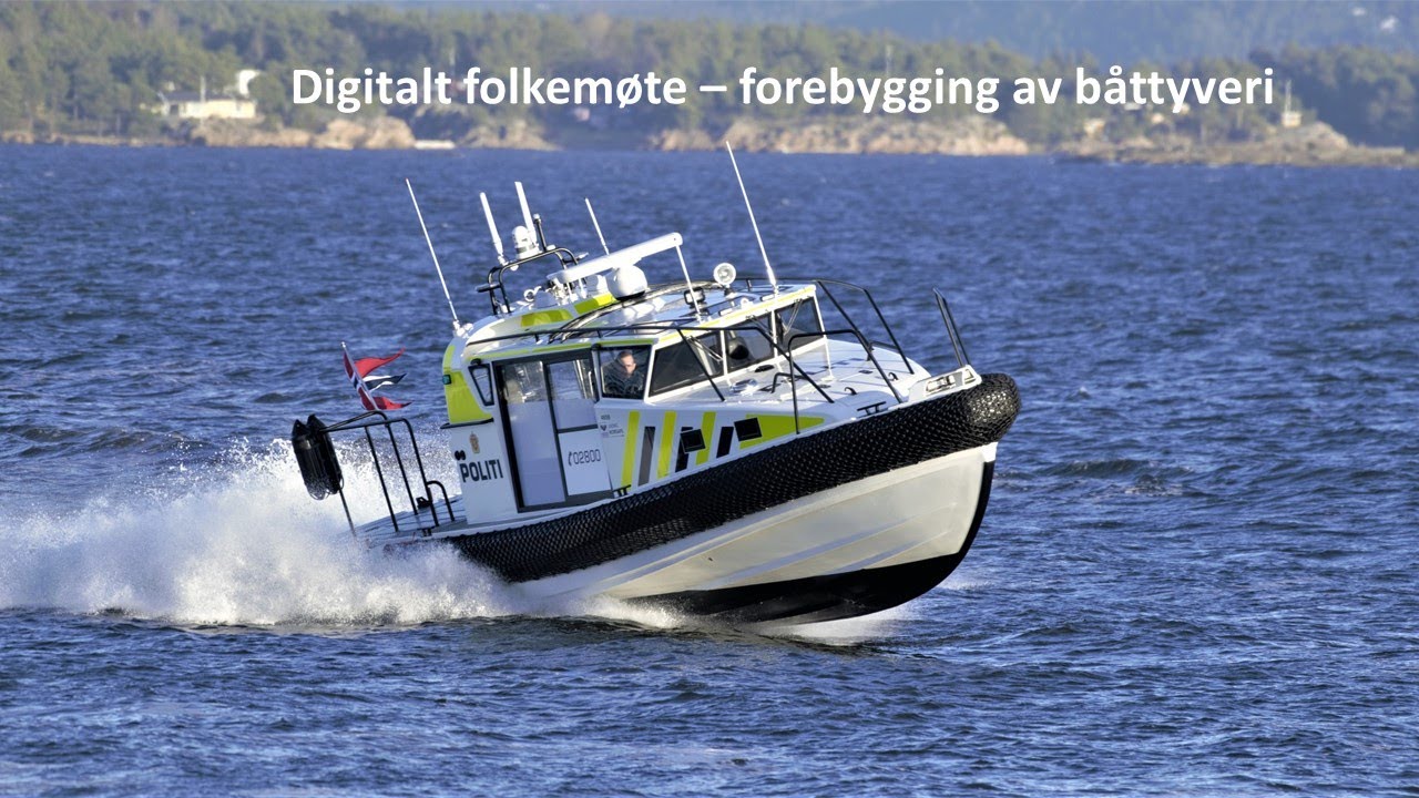 Digitalt folkemøte - Forebygging av båttyveri