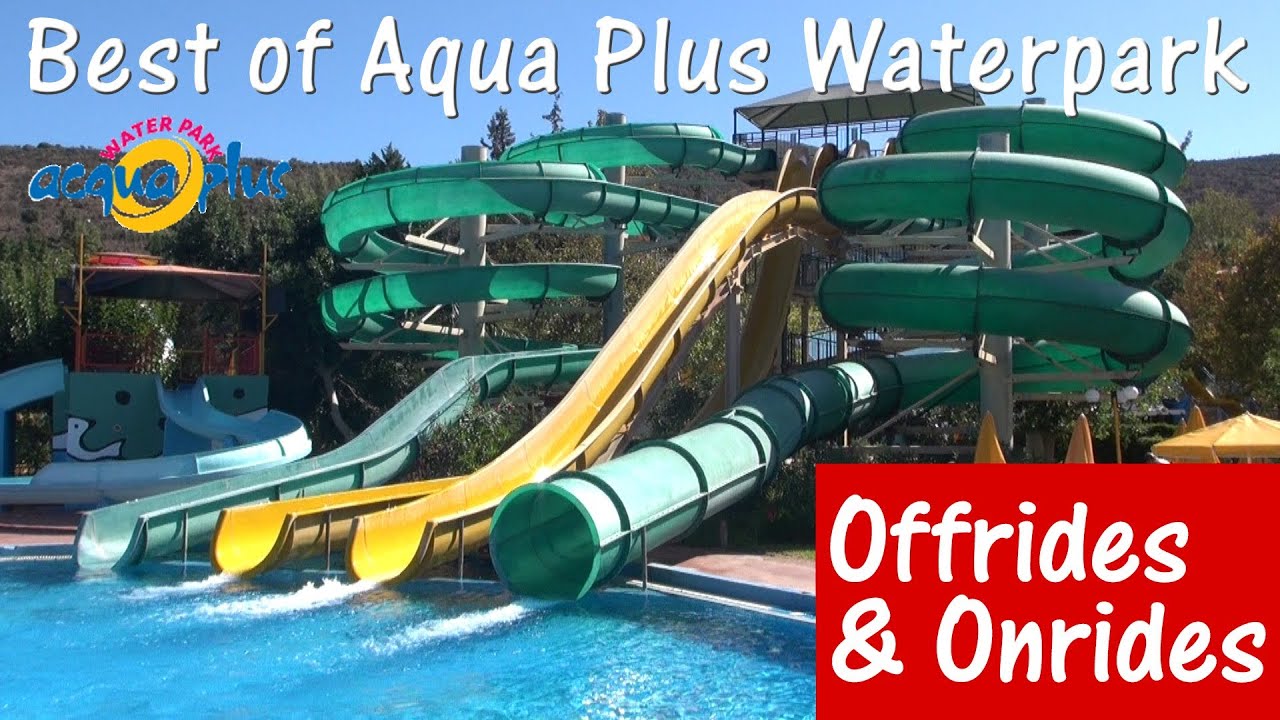 Best of Acqua Plus / Aqua Plus Waterpark (Crete) - Offride & Onride (All slides) - Full HD