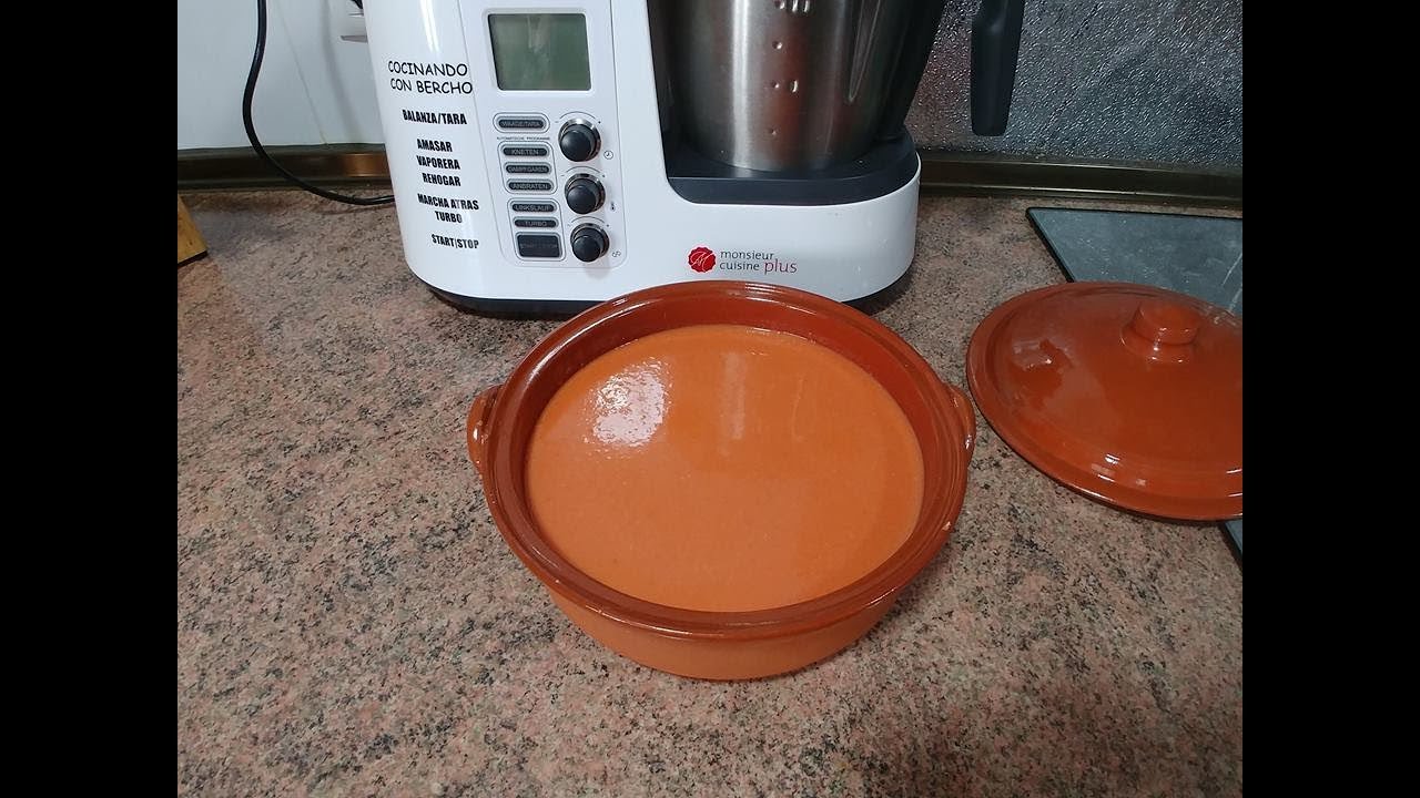 Cocinando con Bercho Salmorejo en Monsieur Cuisine Plus