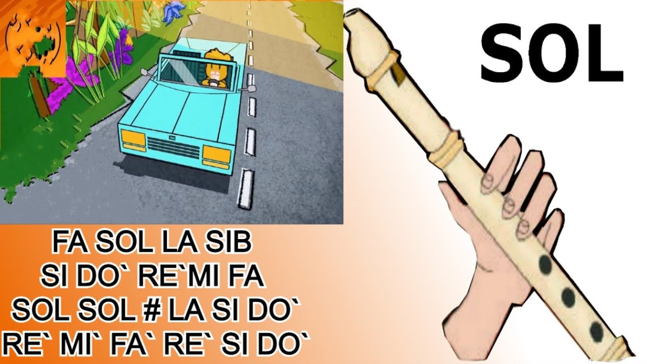 My ordinary life, flauta dulce fácil, tutorial con animación, easy flute recorder