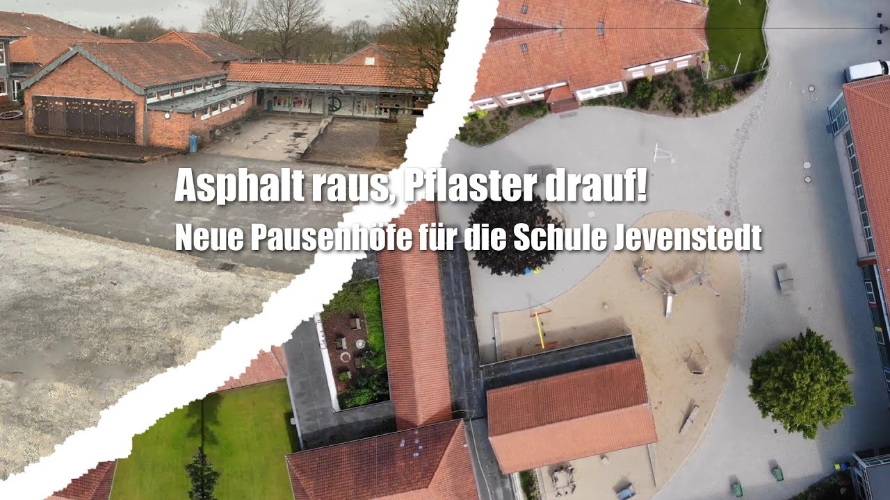 Wir sind die Macher von .... den neuen Pausenhöfen der Schule Jevenstedt!