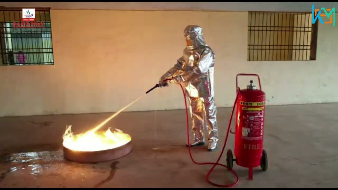 How to use Mechanical Foam 45 liters Fire extinguisher 20A 233B