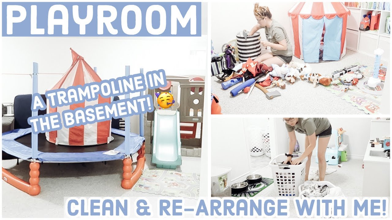 Playroom Clean With Me | Setting Up New Toys | Navigating Nicole | 2019