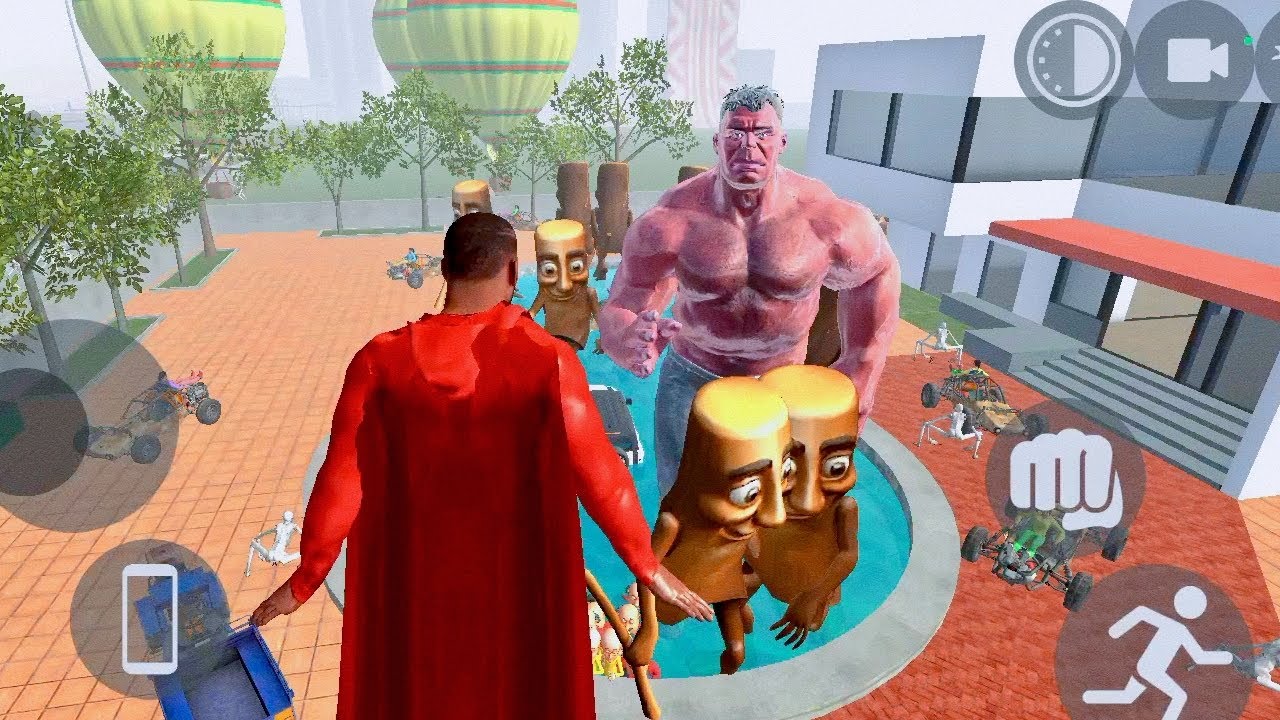 Superman vs red halk ||indian bikes driving 3d game ||#indianbikesdriving3d 
