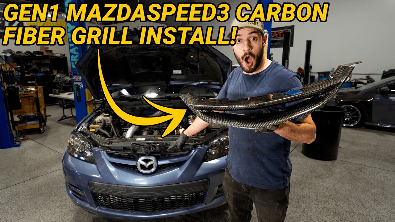 How to Install Graveyard Performance Mazdaspeed3 Carbon Fiber Grill