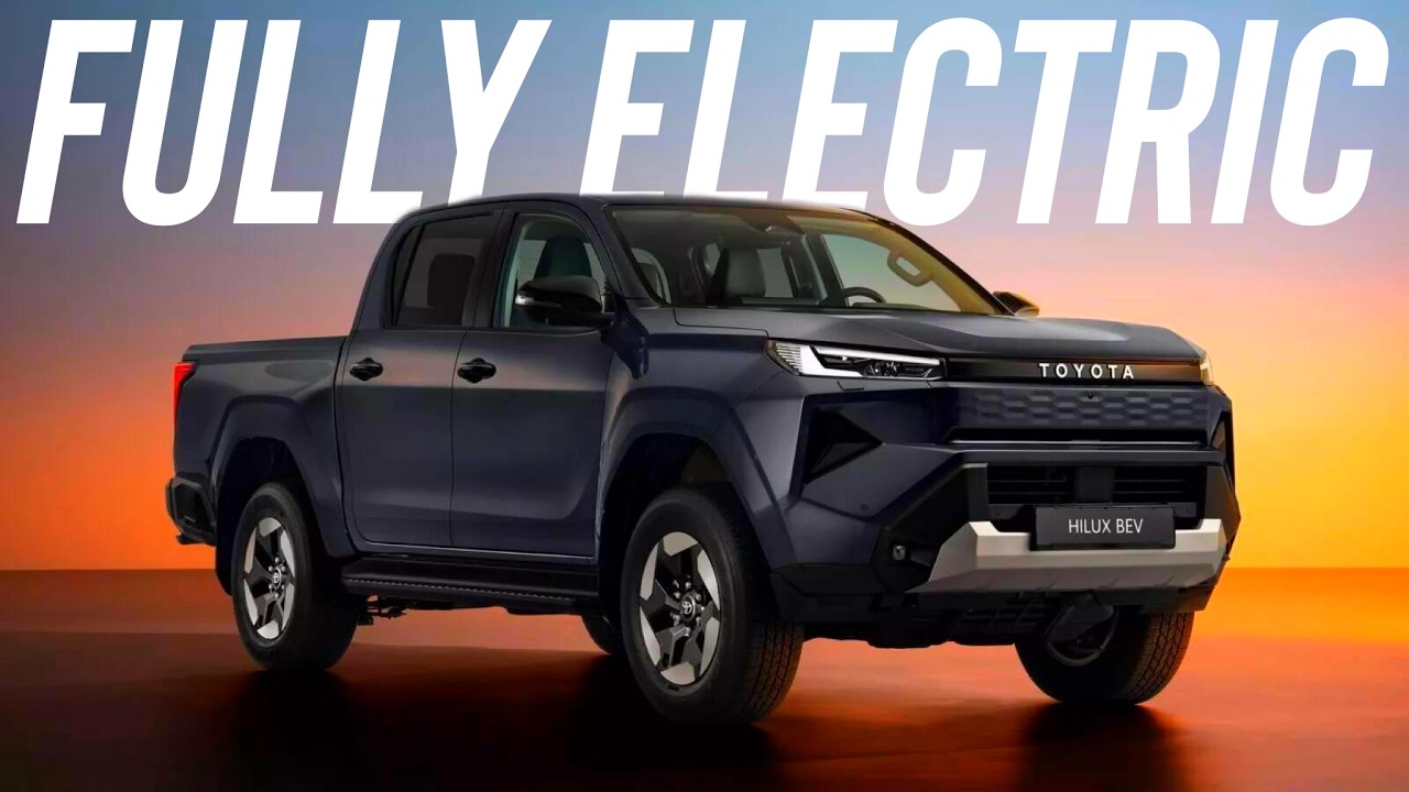 Toyota представила свой первый электромобиль-пикап!