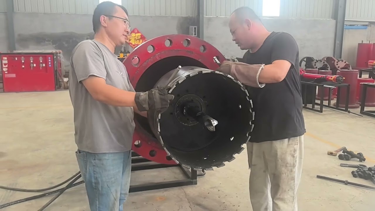 Complete Operation Video of AHT1436 Hydraulic Tapping Machine