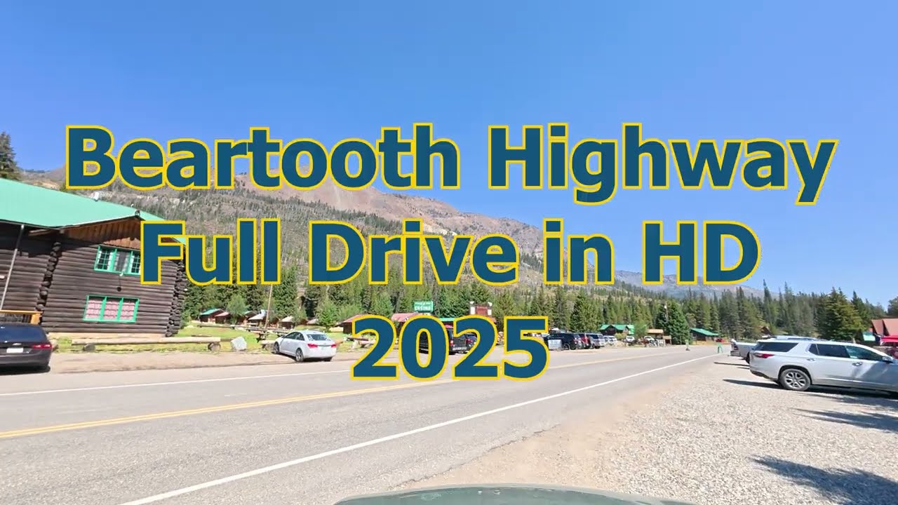 Beautiful Beartooth Highway - 4k HD Video - Full Drive.