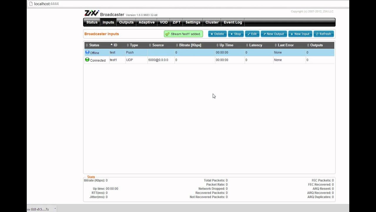 ZiXi Broadcaster basic tasks