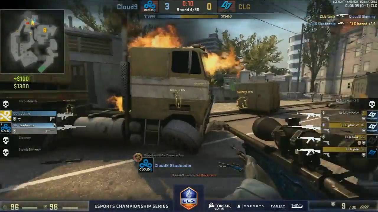 Skadoodle INSANE 4k CLUTCH vs CLG