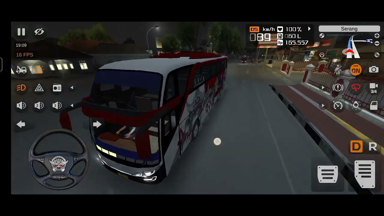 Berhenti isi bahan bakar||BUS SIMULATOR INDONESIAI(BUSSID)@DNAMYGAME-i9s 