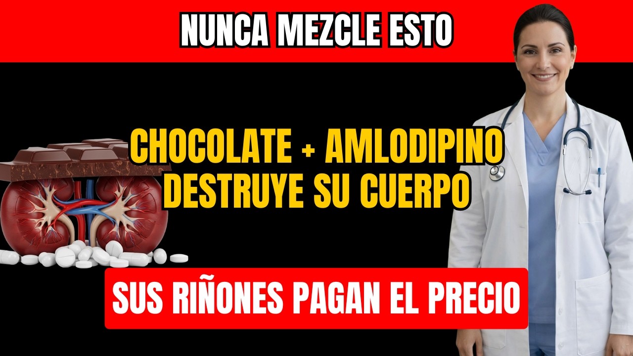 Chocolate + Amlodipino: La Combinación Tóxica que Destruye Tus Riñones | Salud 60+