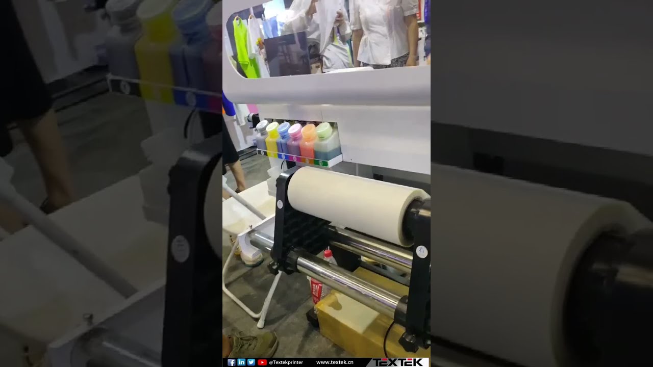 A3 size DTF printer on exhibition
