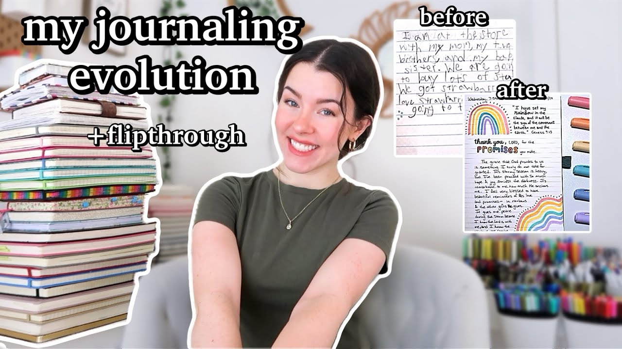 my journaling evolution!!✨ (over 15 YEARS) | flipthrough!