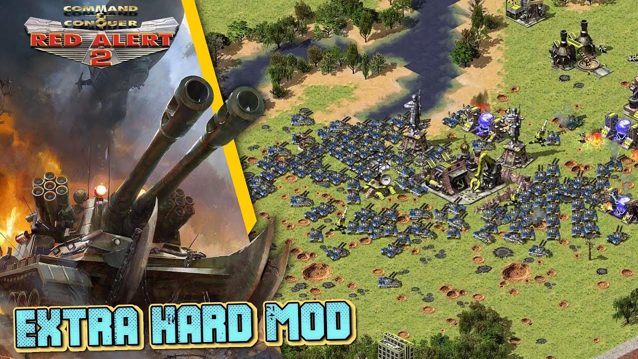 Red Alert 2 | Extra Hard Mod | Apocalypse vs 7 Brutal Ai