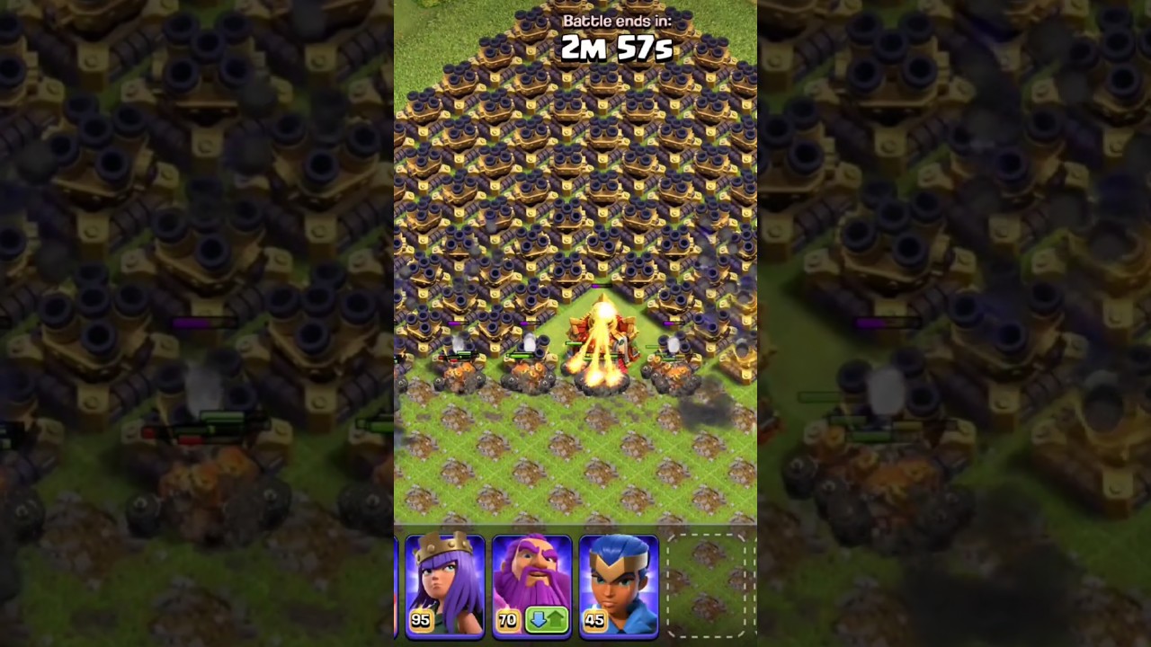 200x Super Minor Vs Multi Mortar Base Formation #coc #clashgamerz #viralshort #trendingshorts#shorts