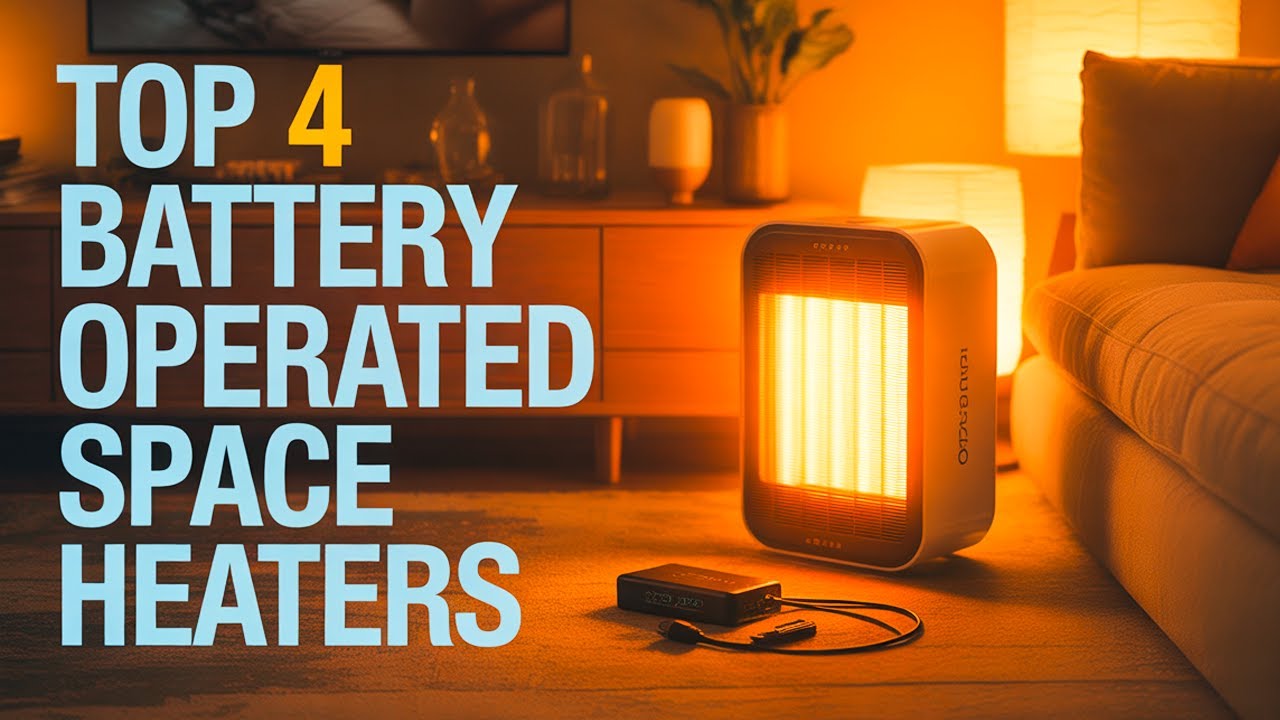 Top 4 Battery Operated Space Heater!🔥🔥