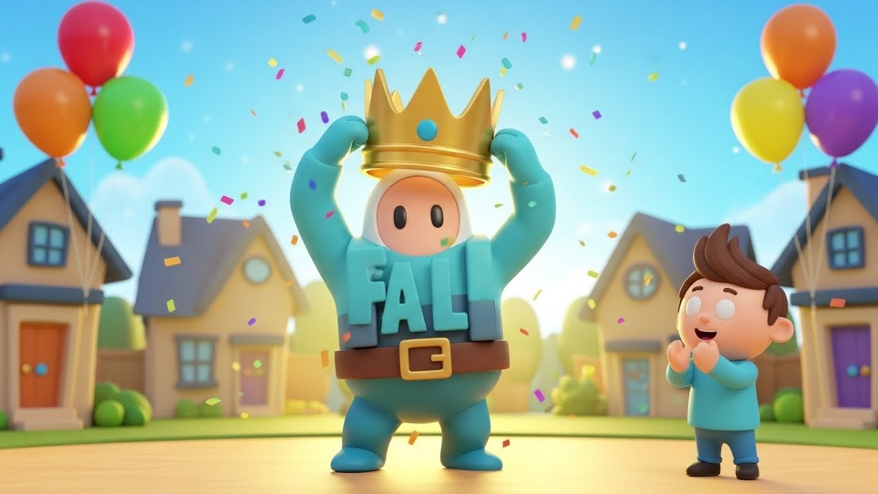 Fall Guys Jelly Jumpers: Chasing the Crown | Детские песни и стишки