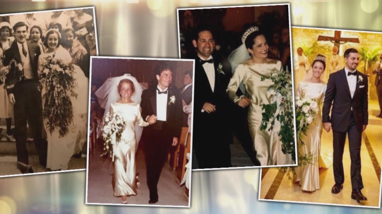 86-Year-Old Wedding Dress Worn by 4 Brides From Same Family