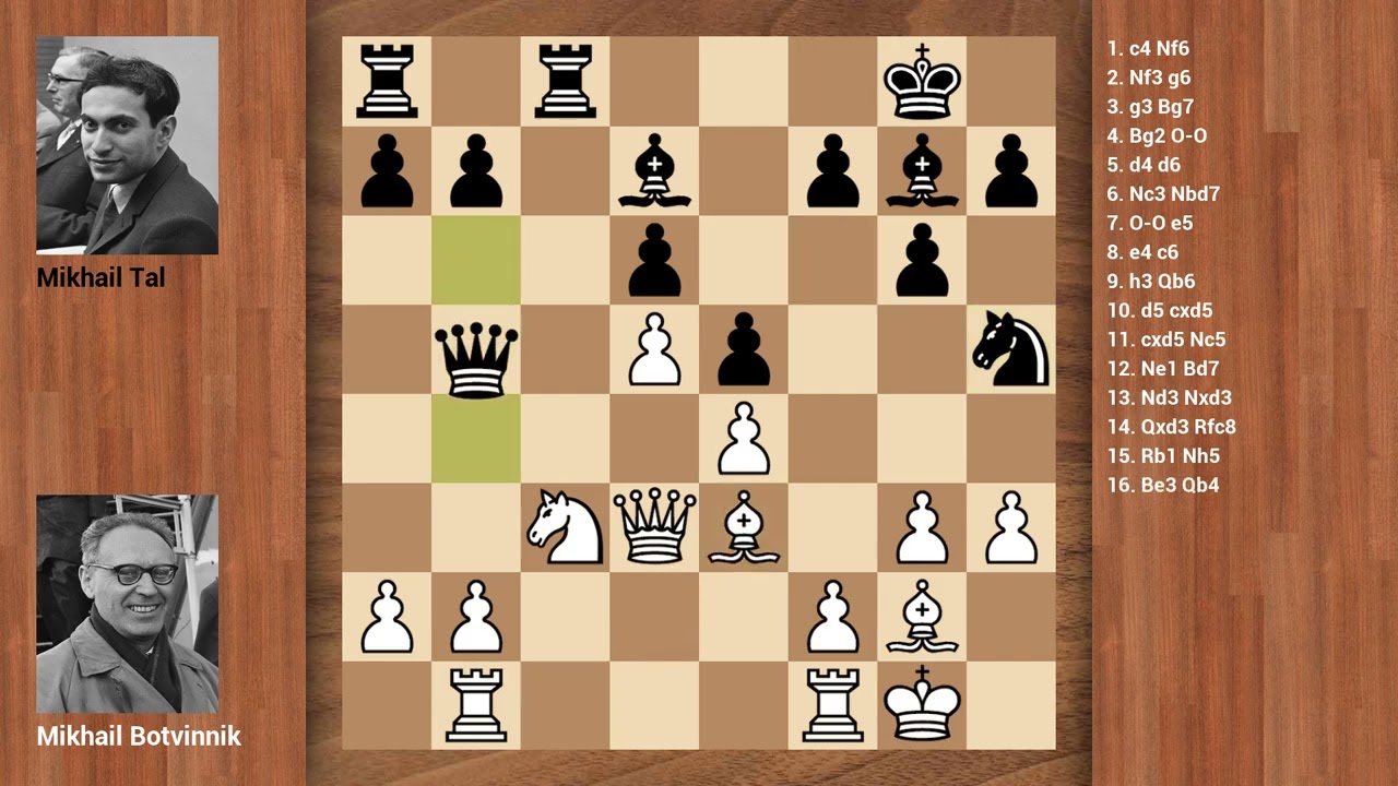 Tal vs Botvinnik - Game 6 - 1960 World Chess Championship