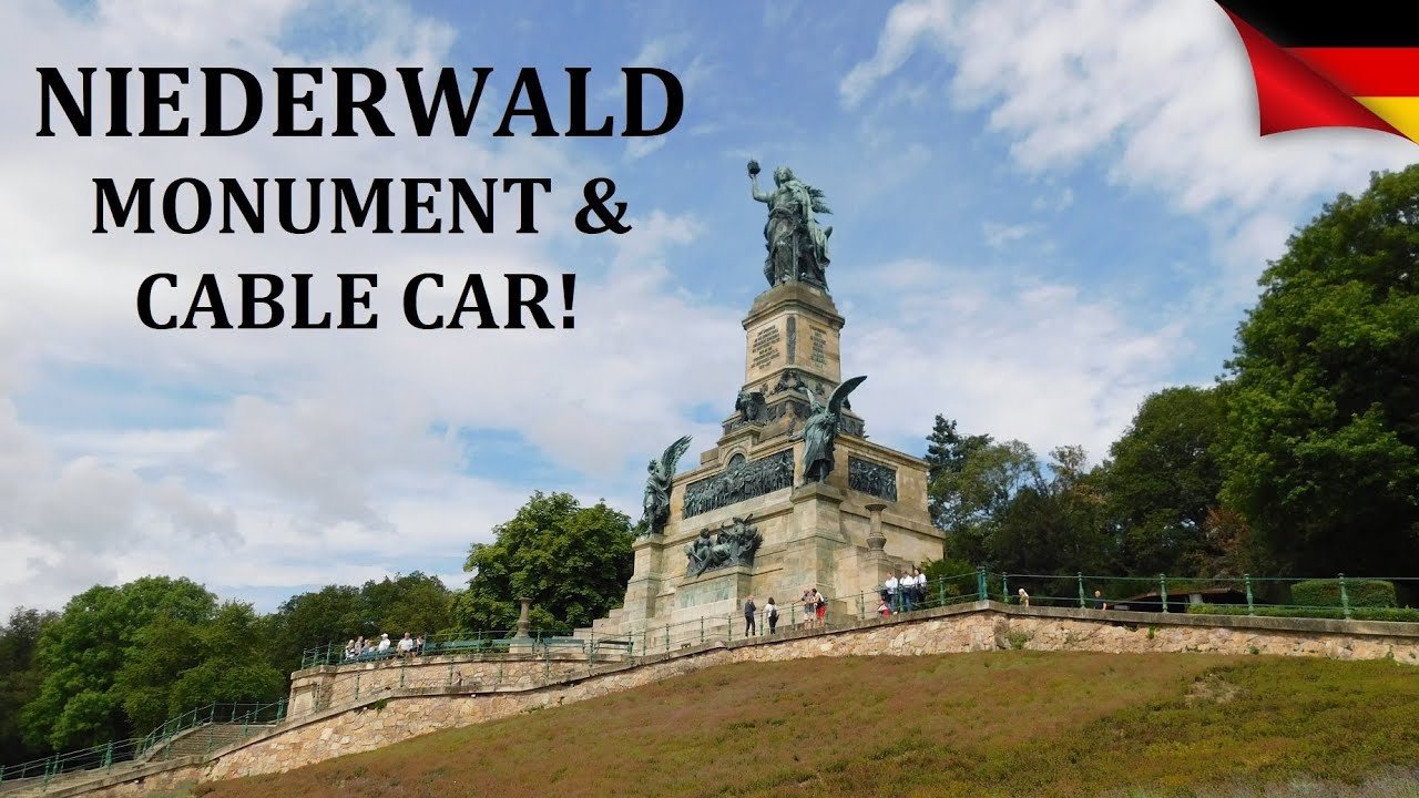 Niederwald Monument & Cable Car Ride, Rüdesheim am Rhein, Germany! #rüdesheim #rudesheim