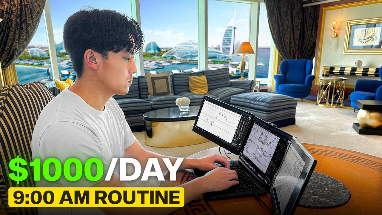 This Morning Trading Routine is Boring, But it Makes Me $1,000/day