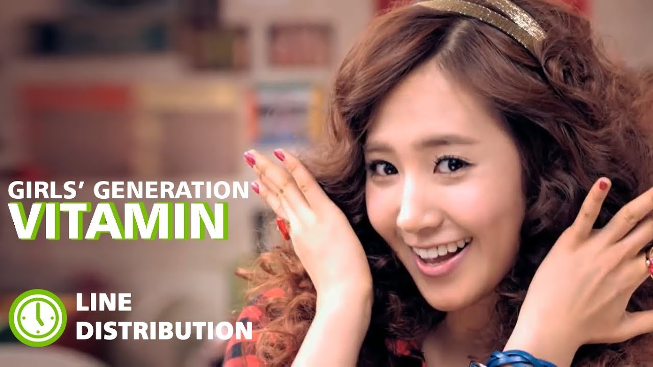 Girls' Generation (소녀시대) - Vitamin (비타민) (Line Distribution)
