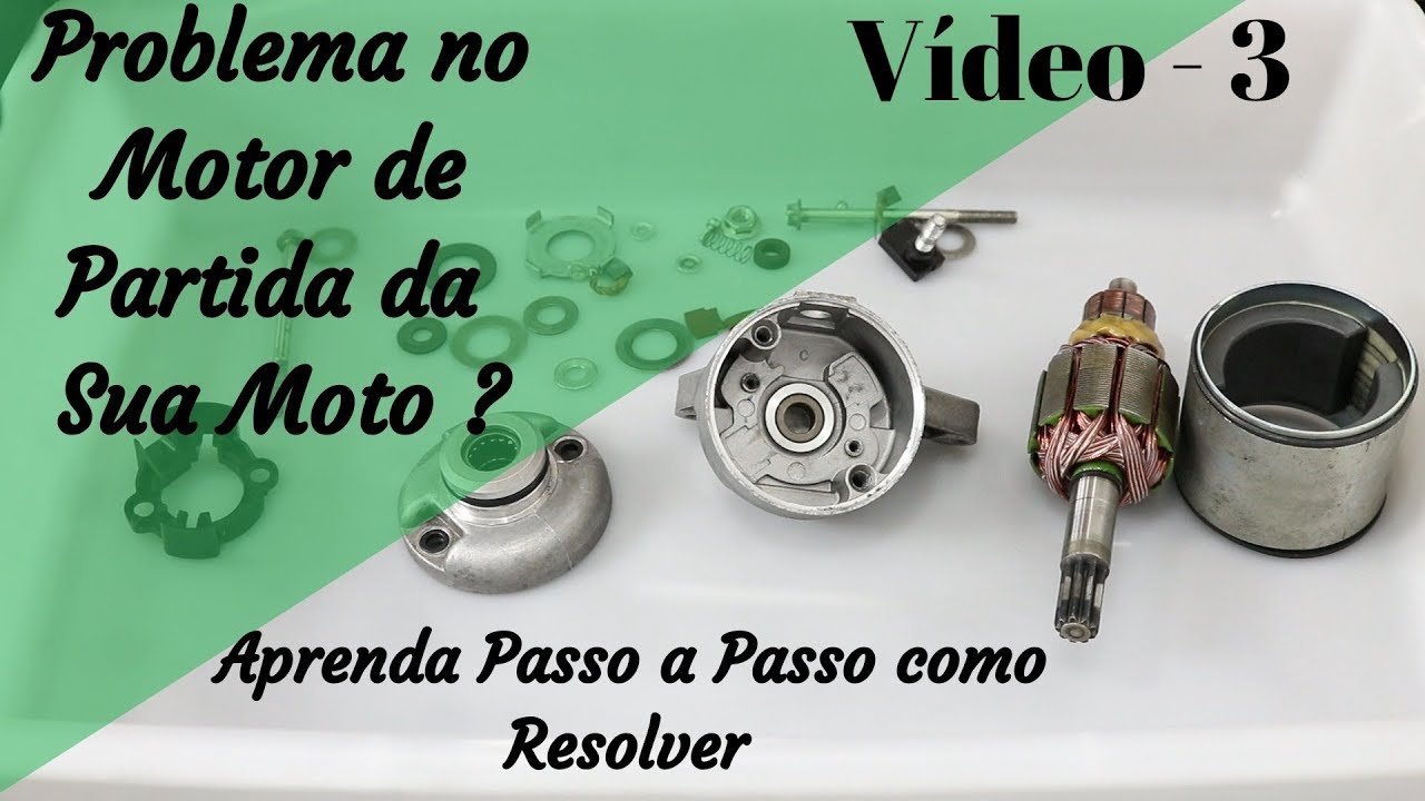CONSERTO DO MOTOR DE PARTIDA MACETES - PARTE - 3