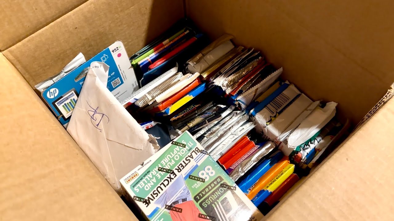 I FOUND A BOX OF OLD PACKS!