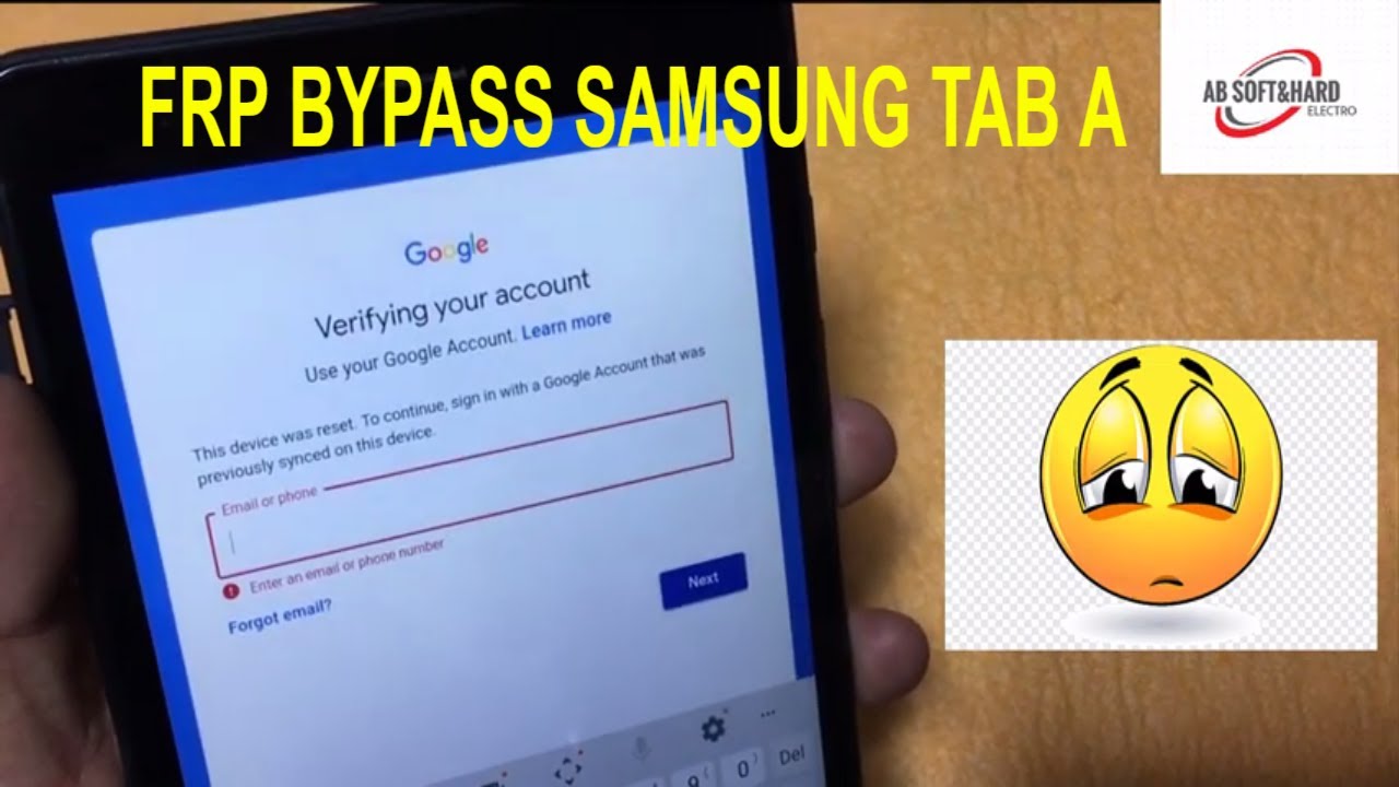 Samsung Galaxy Tab A (SM-T295) FRP Обход учетной записи Google Android 9 без ПК Работает на 100%.