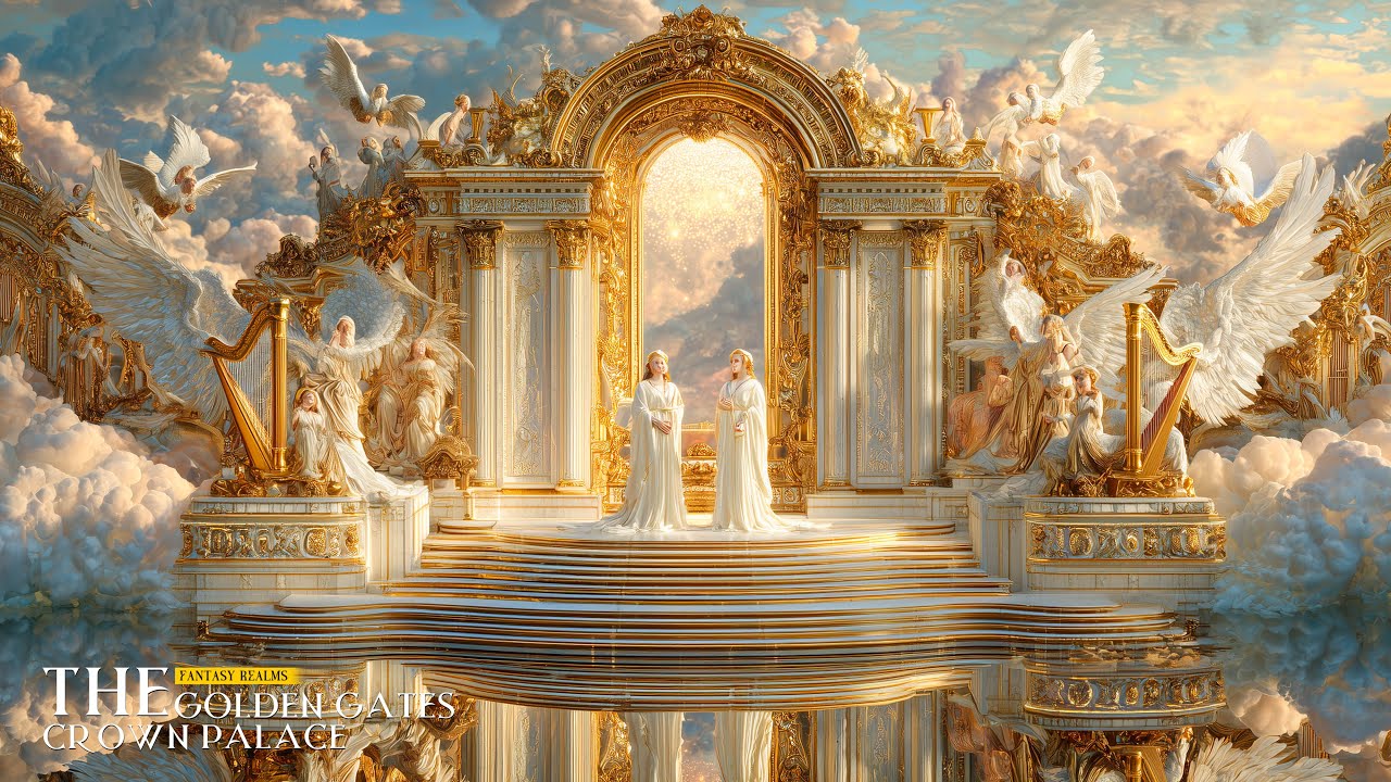 The Golden Gates of Paradise | 4K Heavenly Fantasy & Relaxing Ambience