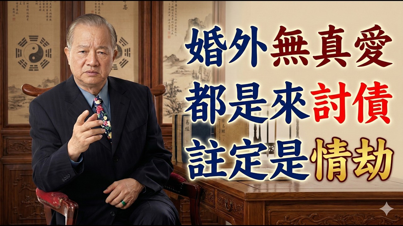 婚姻平淡期遇到靈魂伴侶？曾仕强：看透因果業力，別讓一場情劫毀了你的家庭！#曾仕强 #易经智慧 #婚姻修行 #情劫 #因果報應 #傳統文化