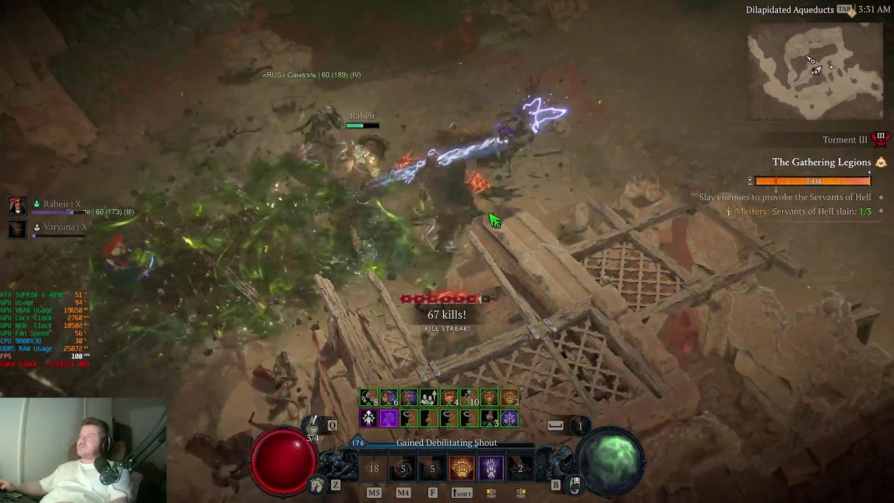 Diablo IV | Season 12 Part IV | Back to Druid | 4K Max Sett- Suprim X 4090 - 9800X3D