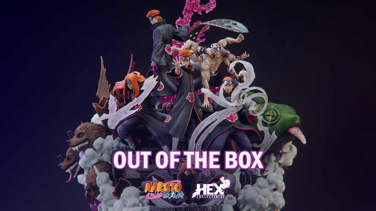 HEX Collectibles Out of the Box: The Six Paths of Pain - Ultimate Diorama Statue Professional