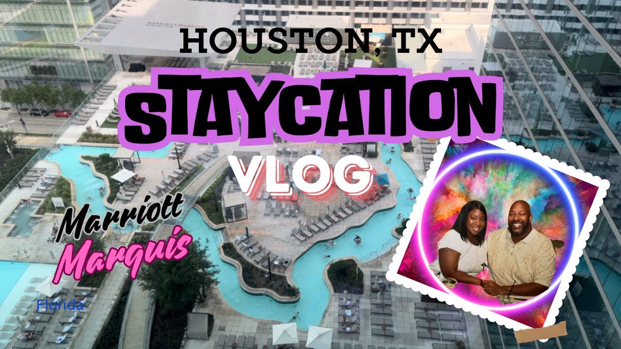 Houston Staycation at Marriott Marquis + The Warwick Restaurant 🍽 | Birthday Travel Vlog! 🎂#vlog