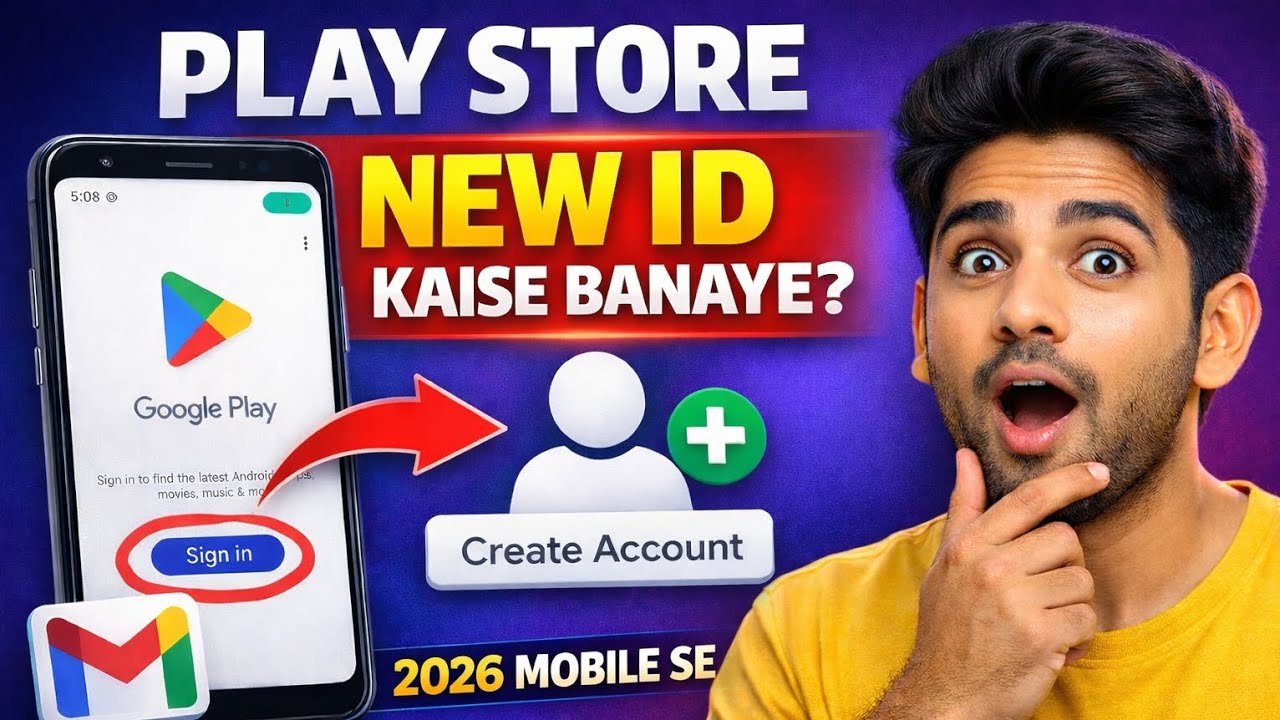 Play Store Me New ID Kaise Banaye | 2026 Latest Method | New Tricks 