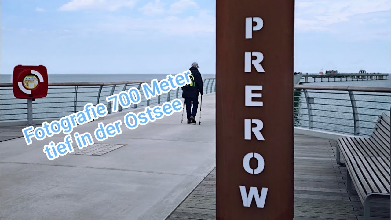 Prerow auf Fischland-Darss-Zingst. Fotografie 700 Meter tief in der Ostsee.