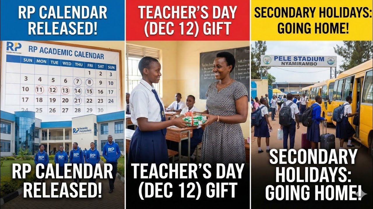 RP YEAR 1ACADEMIC CALENDAR YASOHOTSE📅 |Dore Igihe Abana ba Secondary Bazatahira🚌 |Umunsi wa Mwarimu🥼