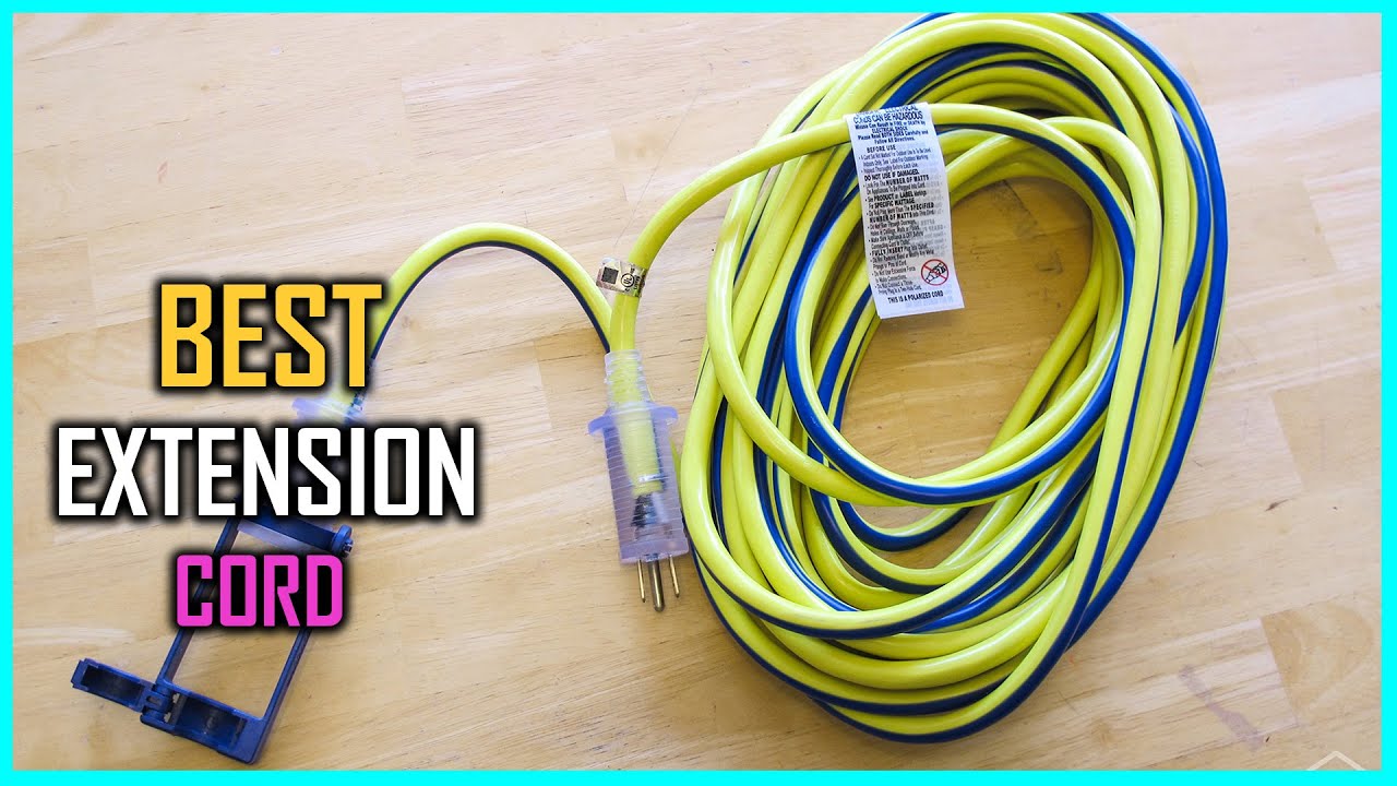 Top 5 Best Extension Cords for Space Heater/Refrigerator/Generator & Lawn Mower [Review 2026]